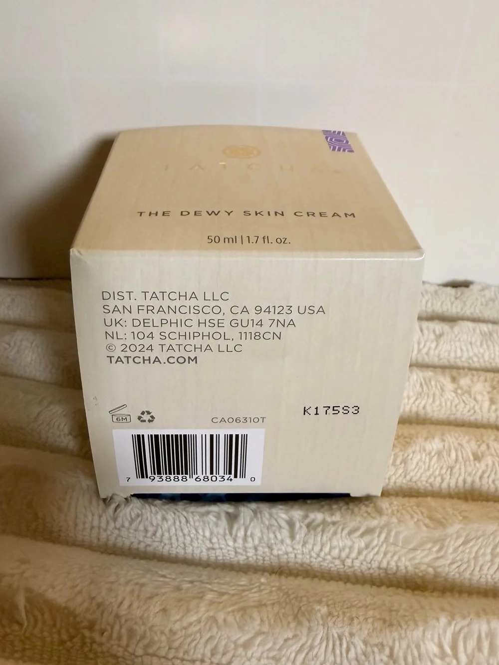 Tatcha The Dewy Skin Cream 1.7 oz 50 mL New in Box
